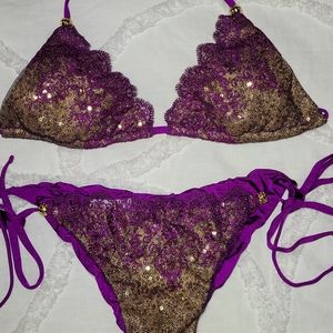 Beach bunny gold dust bikini